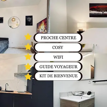 2 Clairmarais T2 En Duplex Proche Gare Centre Apartment *